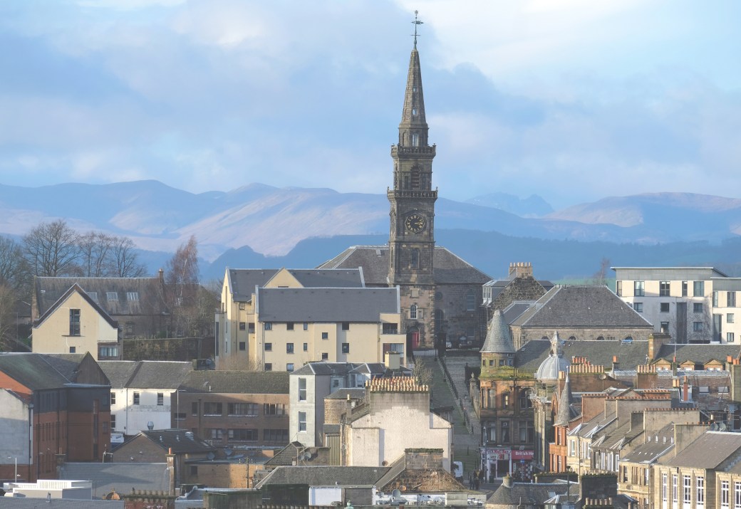 View from Saucelhill Park, Paisley