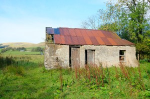 Abandoned Irish cottage